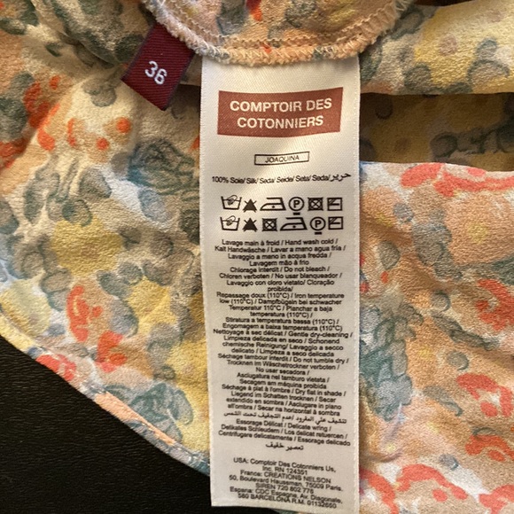Comptoir des Cotonniers silk blouse, size EU36 - Picture 3 of 7